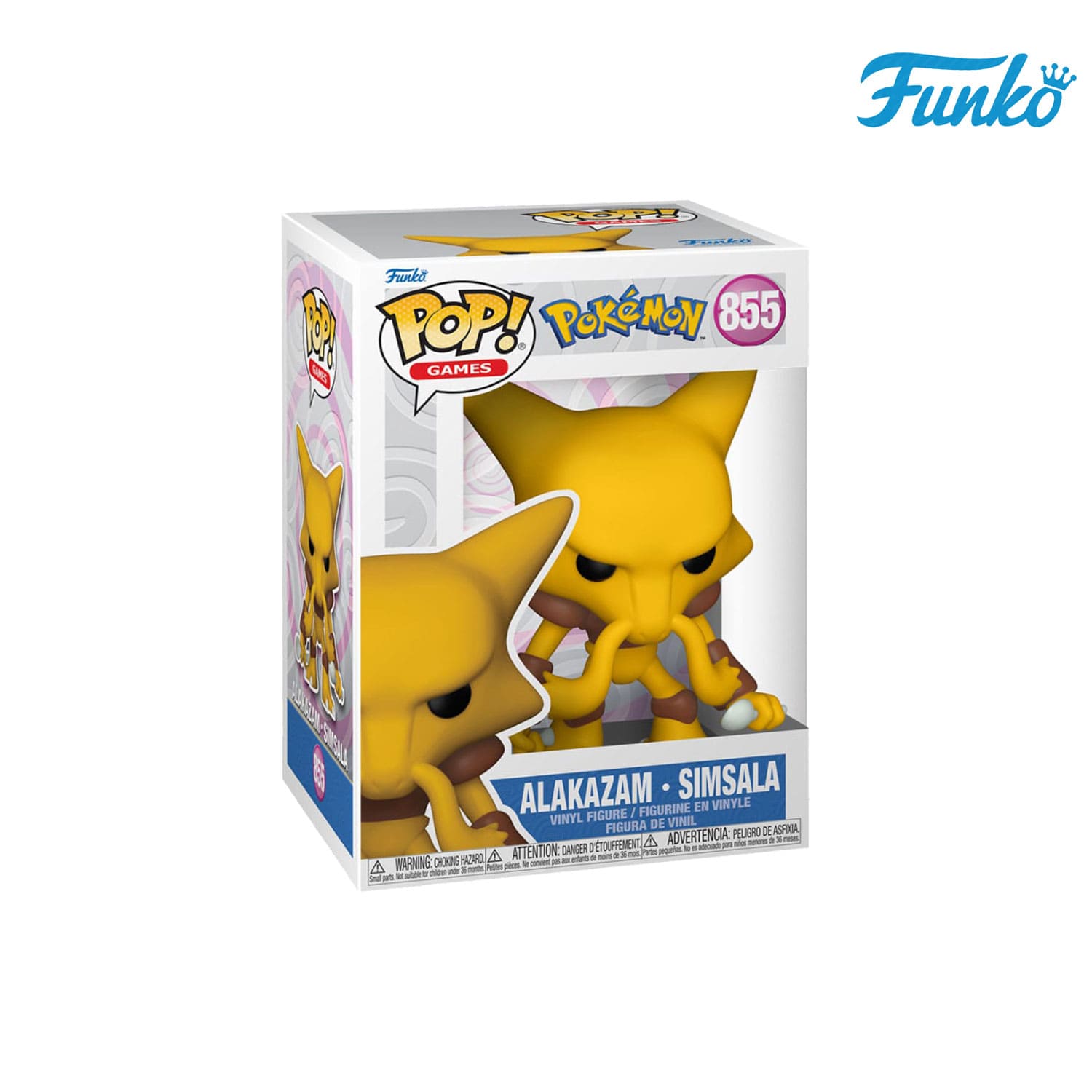 Das Pokémon aus der Kanto-Region Alakazam (855) von Funko POP! Games als Vynil Figure.