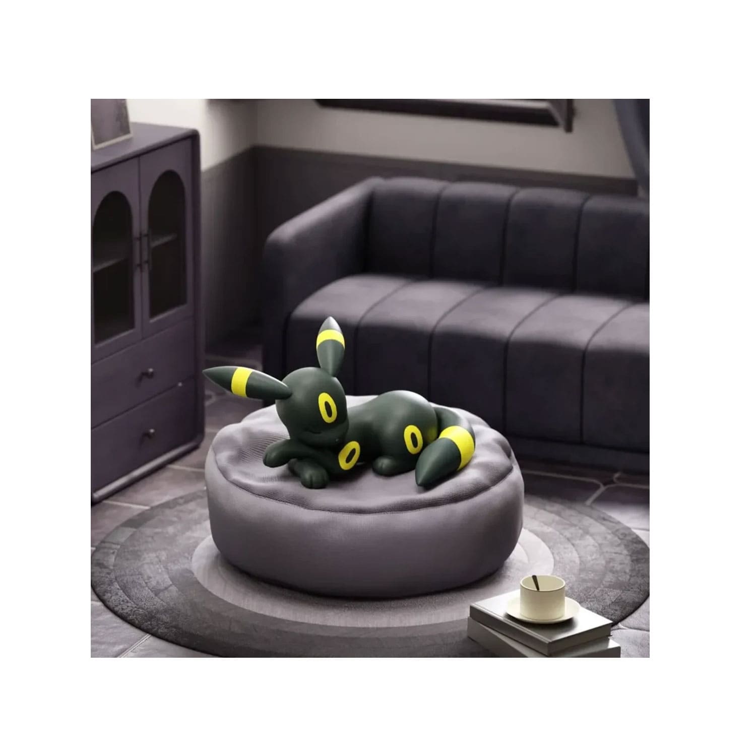 Die Holly Box Pokémon Eeveelution Sleeping Series Blind Box mit Umbreon schlafend auf dem mini Schlafkissen.