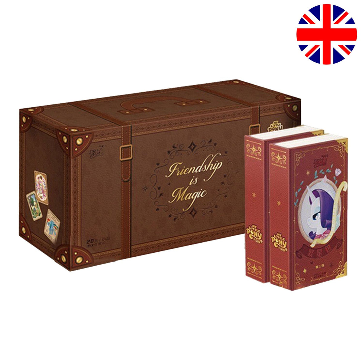 KAYOU My Little Pony Friendship Eternal Star Pack Wave 1 Display mit Twilight Sparkle, Rarity und Rainbow Dash.