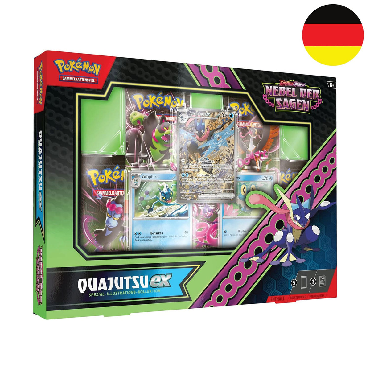 Pokémon Box - Nebel der Sagen - Spezial Illustrations Kollektion - Quajutsu EX (SV6.5) (Deutsch)
