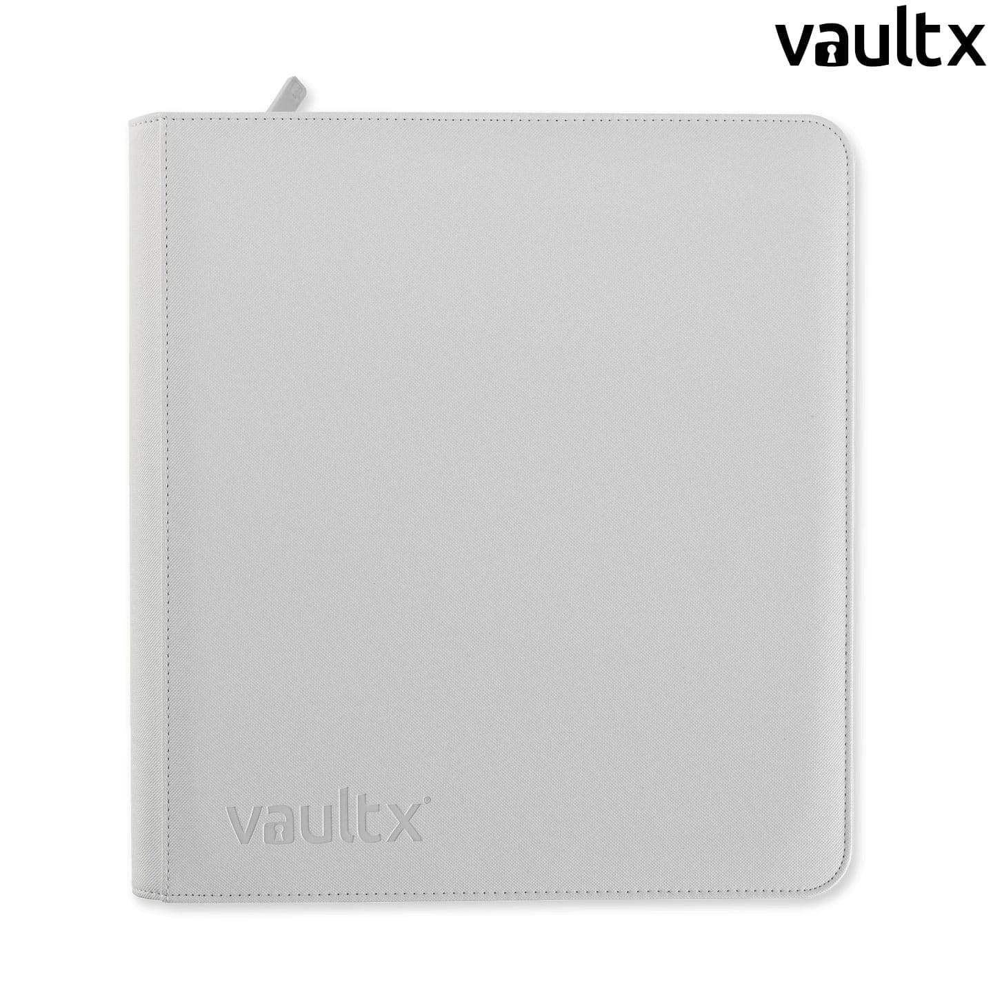 Special Edition VaultX Premium Card Binder White Edition 12 Pockets Zip Exo Tec für Pokémon, Yu-Gi-Oh! und One Piece.