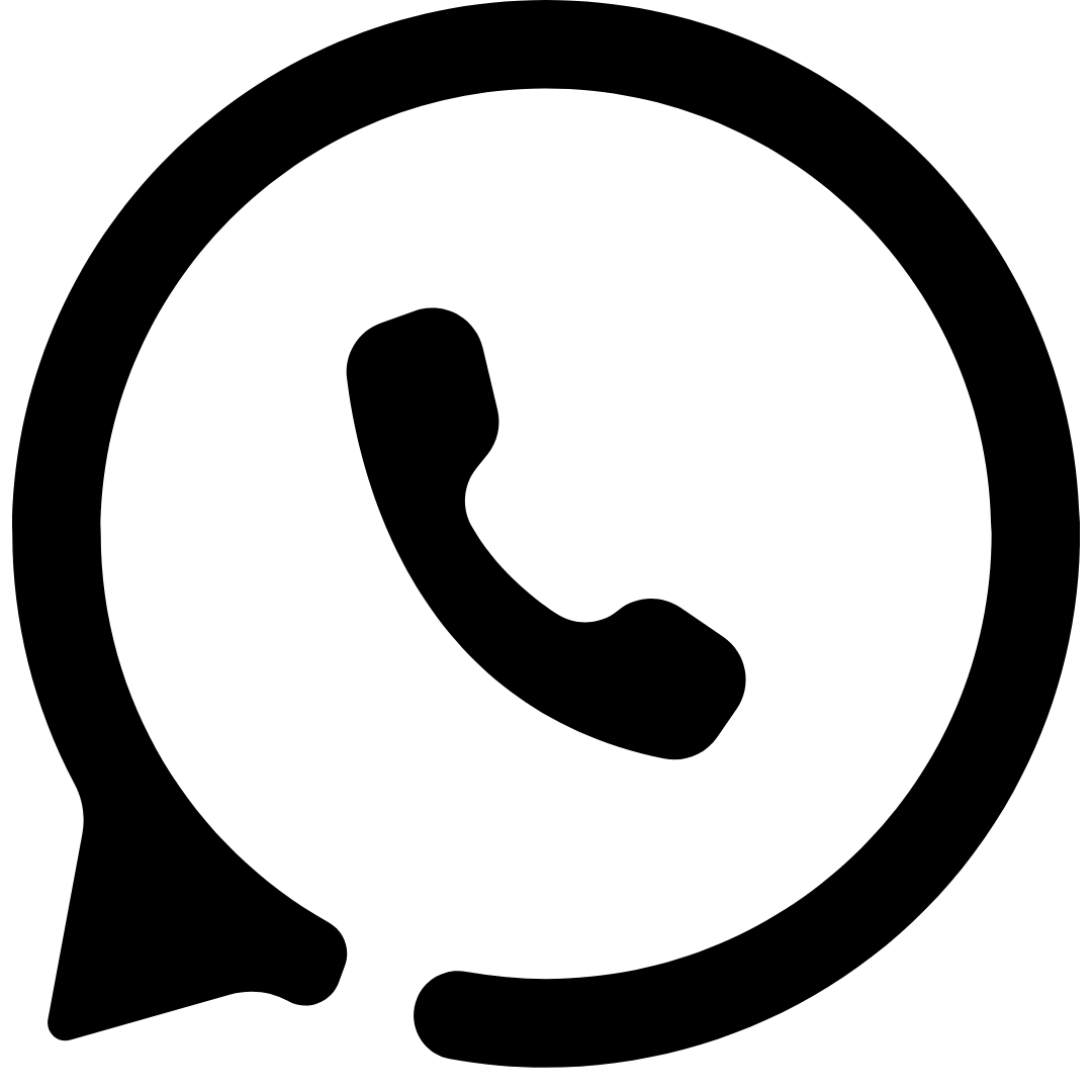 Ein Icon welches das Symbol von WhatsApp präsentiert.