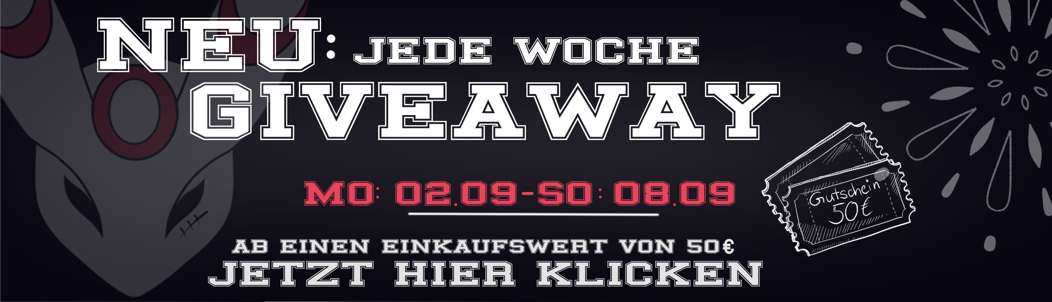 Der Desktop Banner des Yonko Käufergewinnspiels mit dem Gewinn von 02.09-08.09.