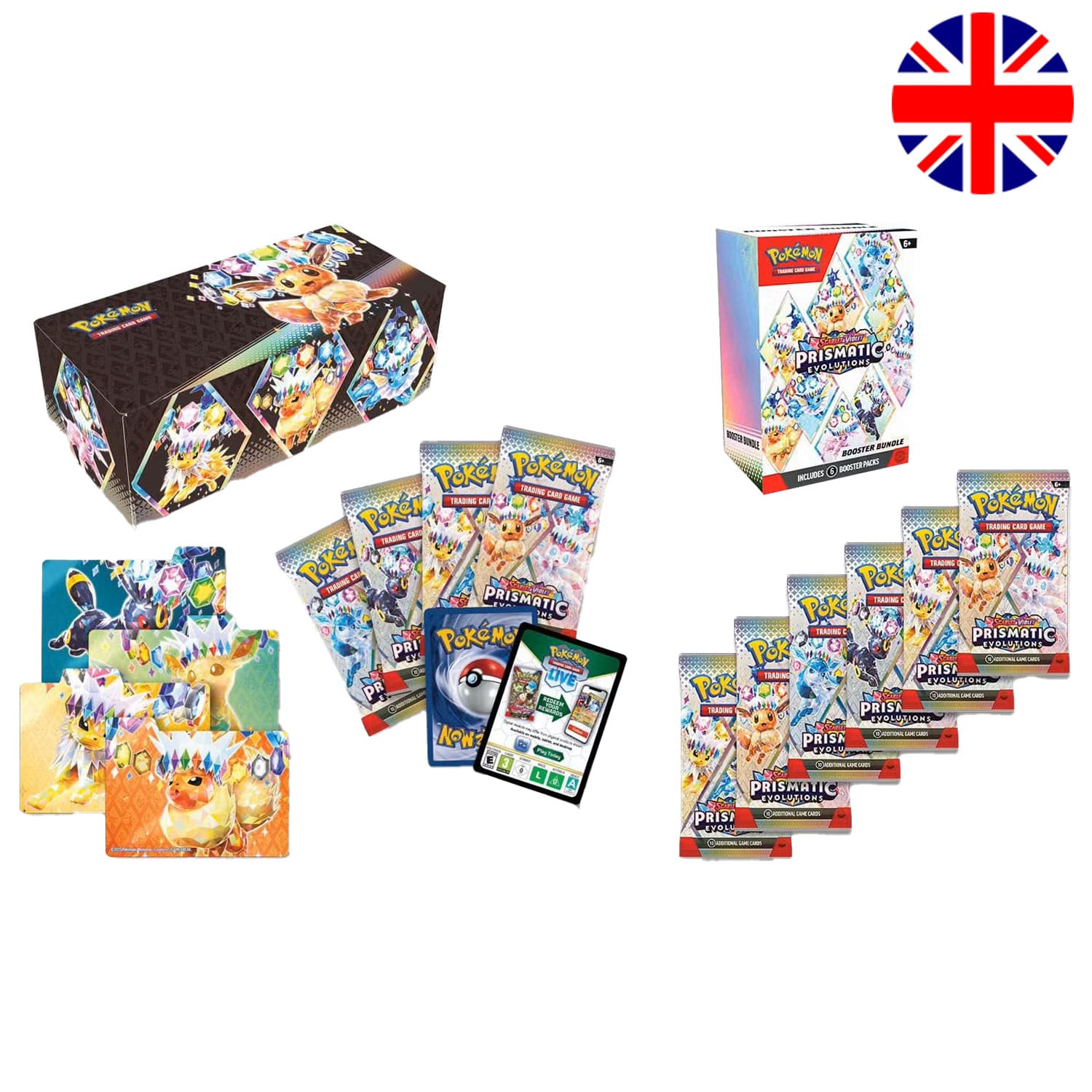 [ENG] Pokémon Surprise Box – Prismatic Evolutions 2-Pack Bundle Sams Club (SV8.5)