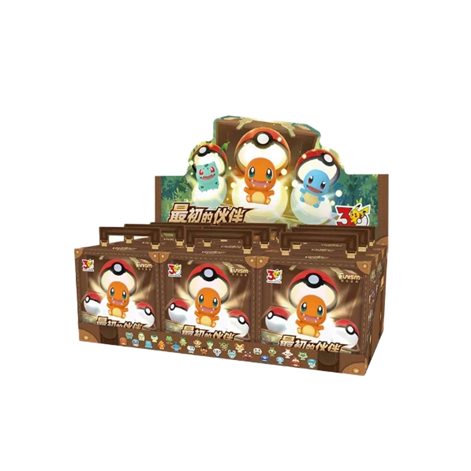 Funism Pokémon Figur - Palmsize Wonders 30th Anniversary First Partner Series Blind Box