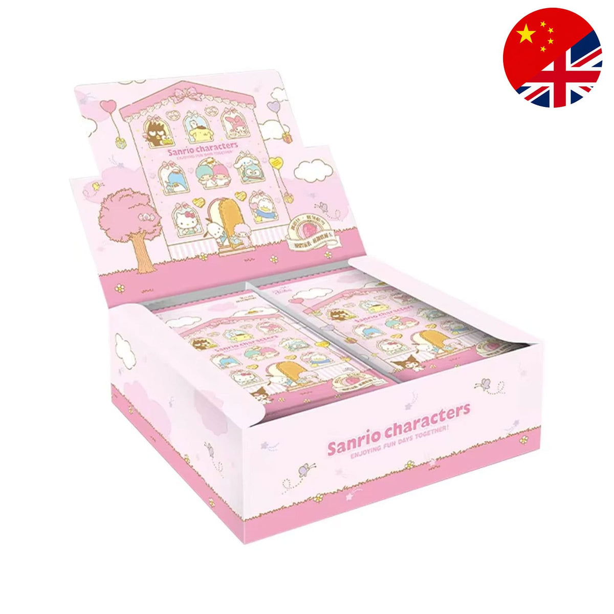 Kayou Sanrio Family Cute Dream Collectible Cards Honey Frost Fun Pack mit Keroppi, Badtz-Maru und Little Twin Stars Karten.