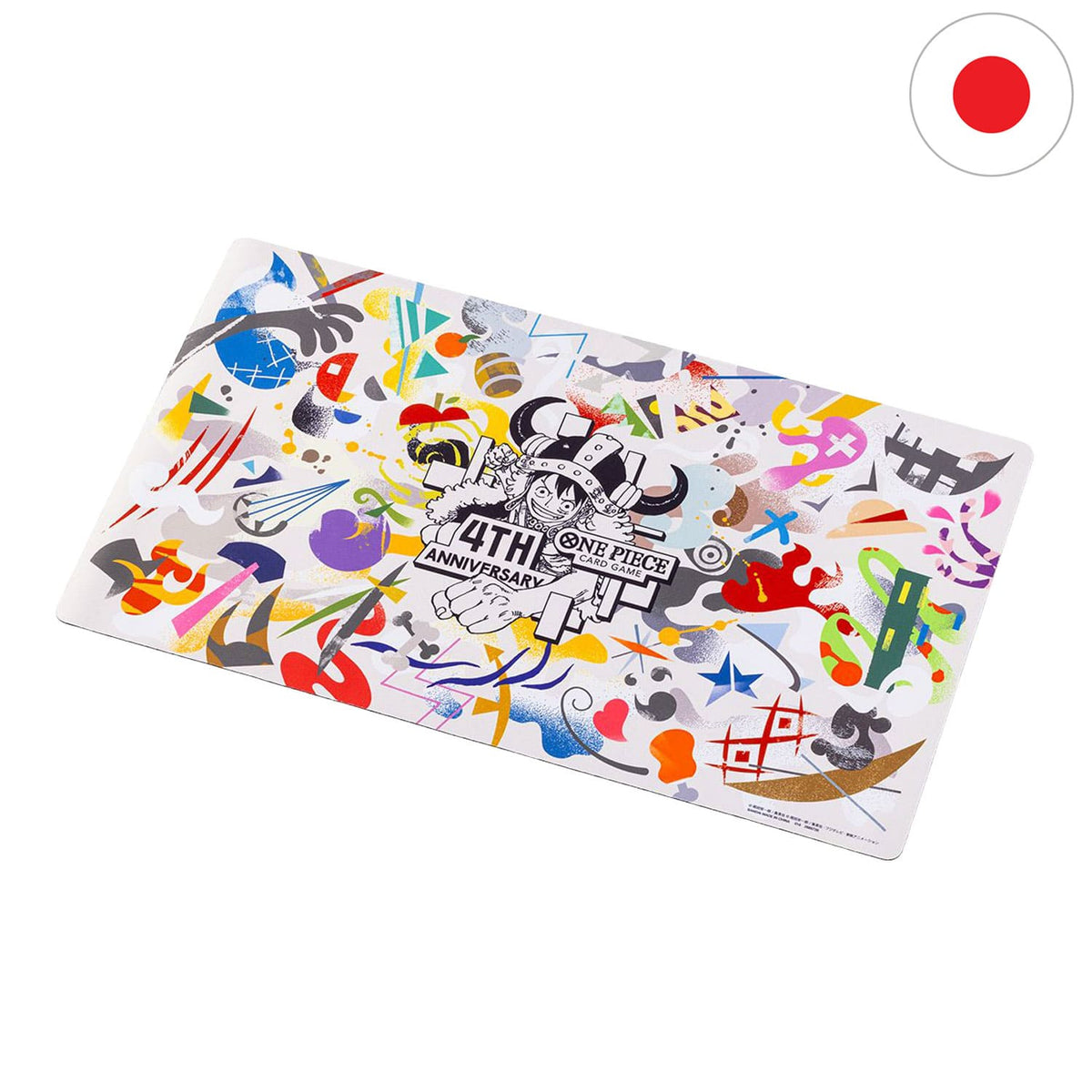 One Piece Card Game 4th Anniversary Gift Box Spielmatte China mit Luffy, Zoro und Boa Hancock im Zodiac-Design 2026 Set