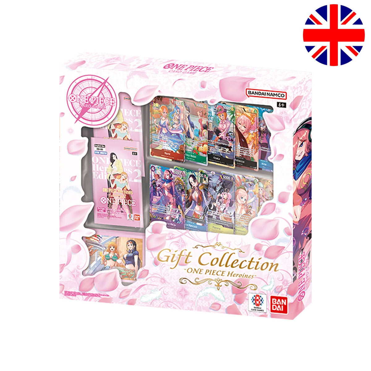 One Piece Card Game Heroines Gift Collection GC-2026 Englisch mit 2 EB-05 Boostern, 10 Promo-Karten und 70 Kartenhüllen