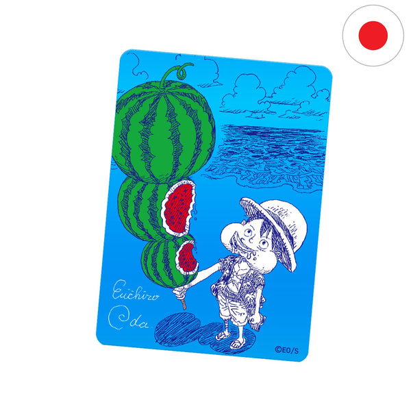 [JP] One Piece Shueisha Natsucomi 2026 Metallic Promokarte - Watermelon Luffy
