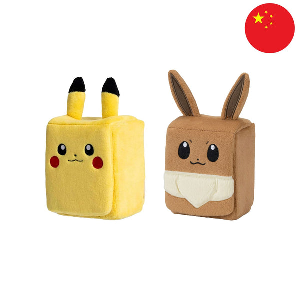 [S-CHN]Pokémon Plush Deckbox: Pikachu/Evoli