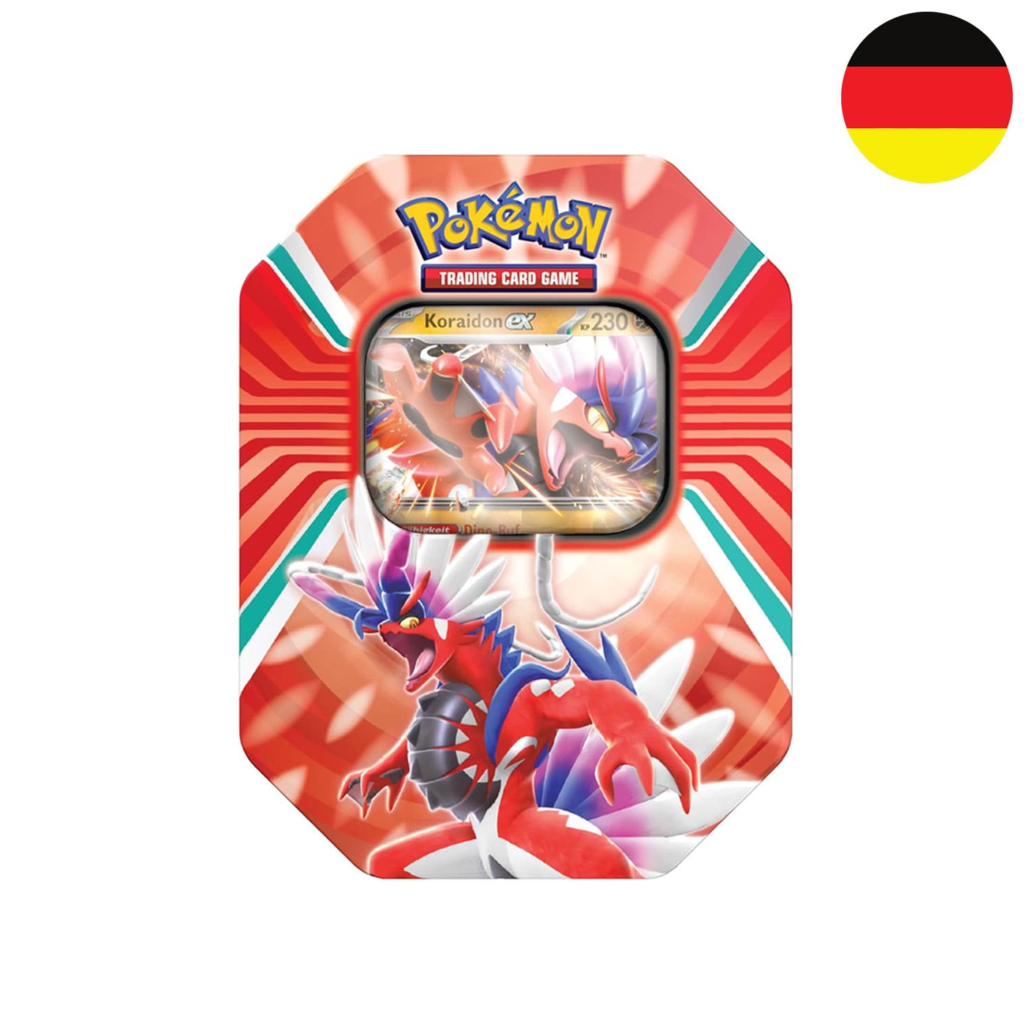 [DE] Pokémon Tin - Karmesin & Purpur - Miraidon / Koraidon