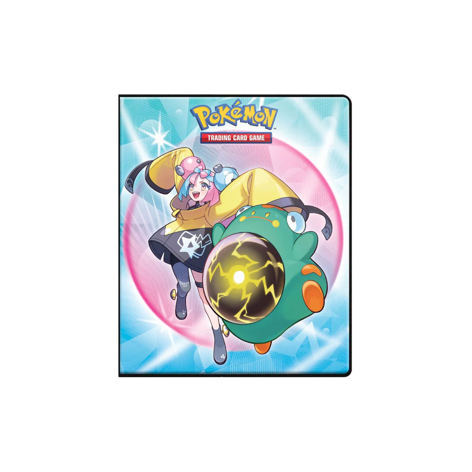 Der Pokemon Journey Together 9 Pocket Portfolio Binder von Ultra Pro, für das Pokémon Sammelkartenspiel mit Iono drauf.