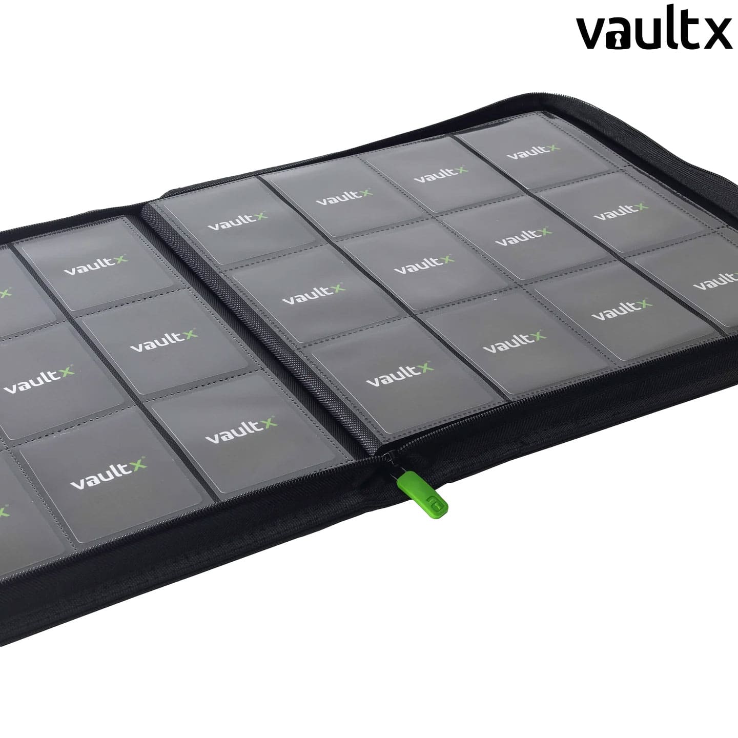 VaultX Premium Card Binder Innen 12 Pockets Zip Exo Tec in, für Lorcana, Riftbound und Dragon Ball.