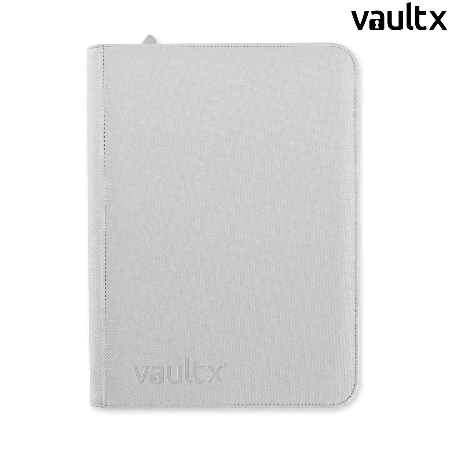 Special Edition VaultX Premium Card Binder White Edition 9 Pockets Zip Exo Tec für Pokémon, Yu-Gi-Oh! und One Piece.