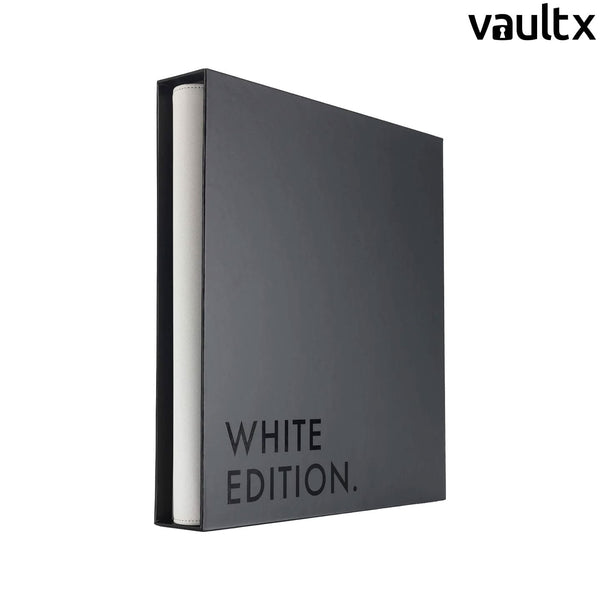 VaultX: Special Edition Exo-Tec® Pocket Zip Binder: White Edition