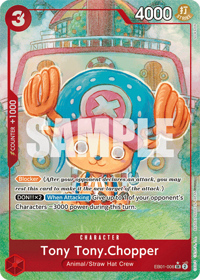 Tony Tony.Chopper EB01-006 (Parallel 1) Memorial Collection One Piece Karte