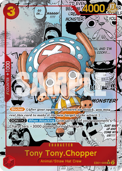 Tony Tony.Chopper EB01-006 (Parallel 2) Memorial Collection One Piece Karte