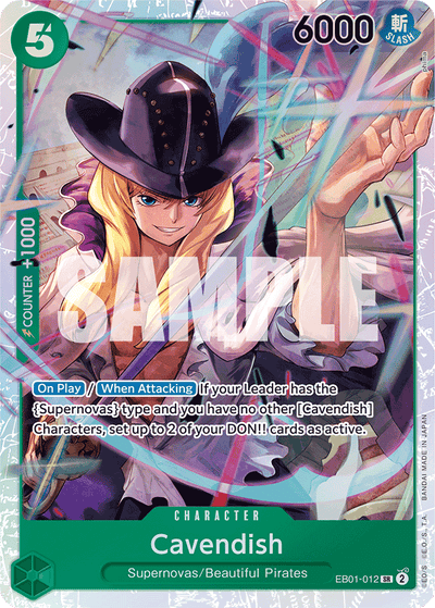 Cavendish EB01-012 Memorial Collection One Piece Karte
