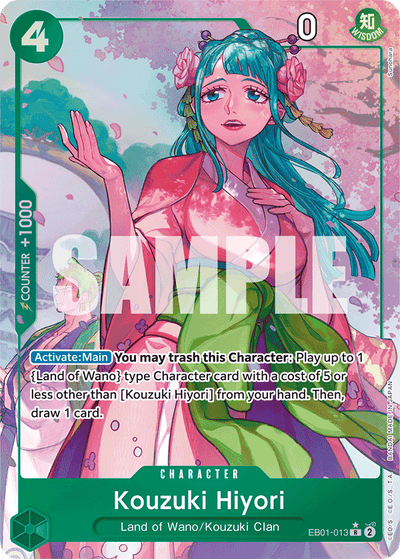 Kouzuki Hiyori EB01-013 (Parallel 1) Memorial Collection One Piece Karte