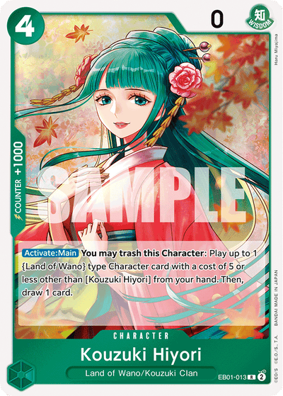 Kouzuki Hiyori EB01-013 Memorial Collection One Piece Karte