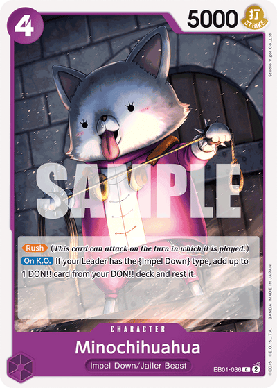 Minochihuahua EB01-036 Memorial Collection One Piece Karte