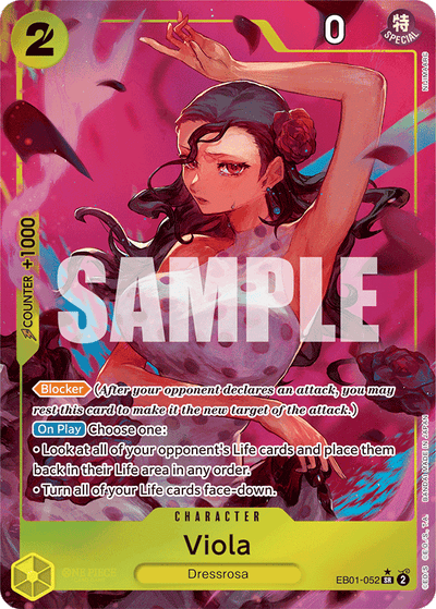 Viola EB01-052 (Parallel 1) Memorial Collection One Piece Karte