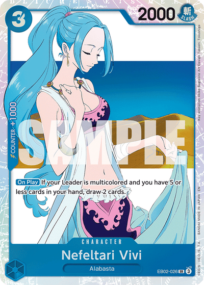 Nefeltari Vivi EB02-026 Anime 25th Collection One Piece Karte