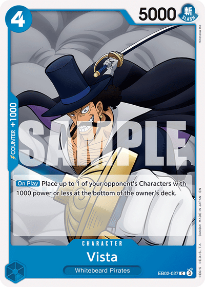 Vista EB02-027 Anime 25th Collection One Piece Karte