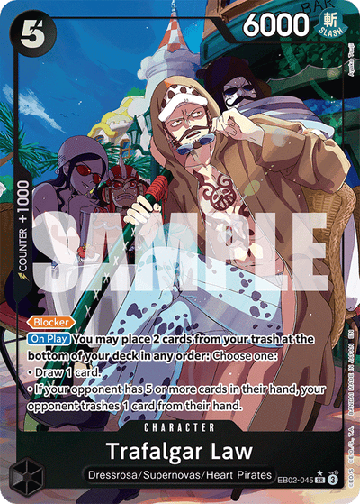 Trafalgar Law EB02-045 (Parallel 1) Anime 25th Collection One Piece Karte