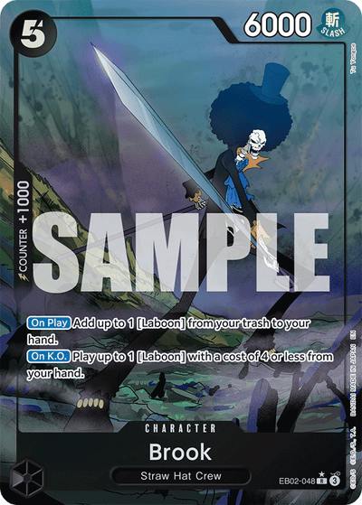 Brook EB02-048 (Parallel 1) Anime 25th Collection One Piece Karte