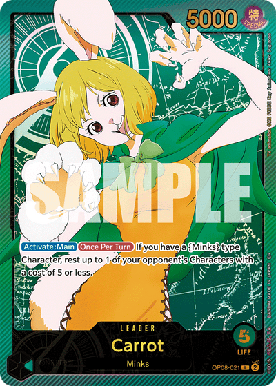 Carrot OP08-021 (Parallel 2) Anime 25th Collection One Piece Karte