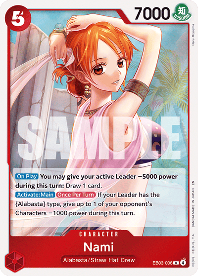 Nami EB03-006 Heroines Edition One Piece Karte