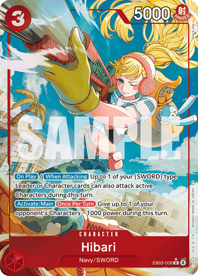 Hibari EB03-008 (Parallel 1) Heroines Edition One Piece Karte