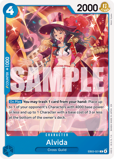 Alvida EB03-021 Heroines Edition One Piece Karte