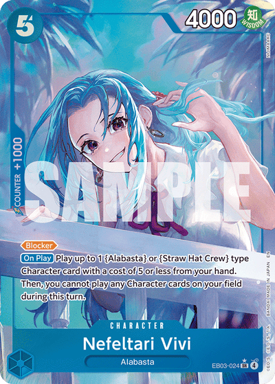 Nefeltari Vivi EB03-024 (Parallel 1) Heroines Edition One Piece Karte