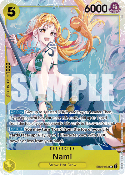 Nami EB03-053 Heroines Edition One Piece Karte