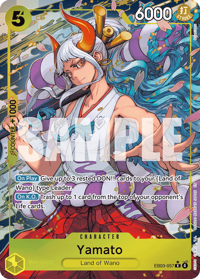Yamato EB03-057 (Parallel 1) Heroines Edition One Piece Karte
