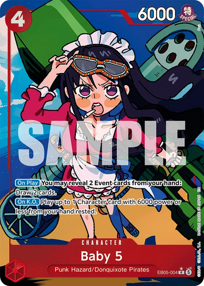 Baby 5 EB05-004 (Parallel 1) Heroines Edition Vol. 2 One Piece Karte