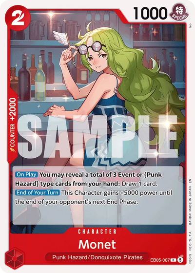 Monet EB05-007 Heroines Edition Vol. 2 One Piece Karte