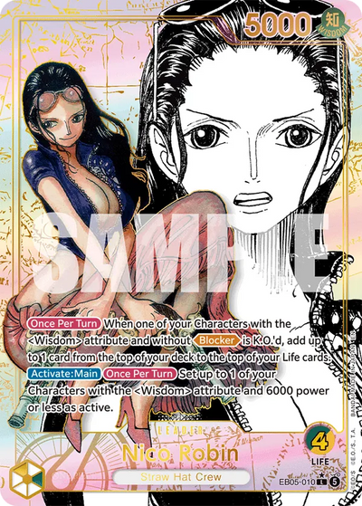 Nico Robin EB05-010 (Parallel 2) Heroines Edition Vol. 2 One Piece Karte