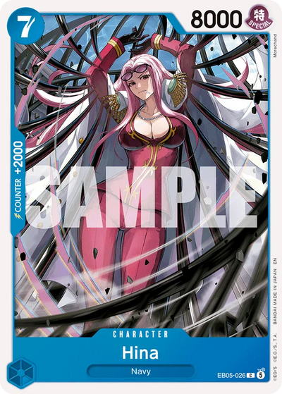 Hina EB05-026 Heroines Edition Vol. 2 One Piece Karte