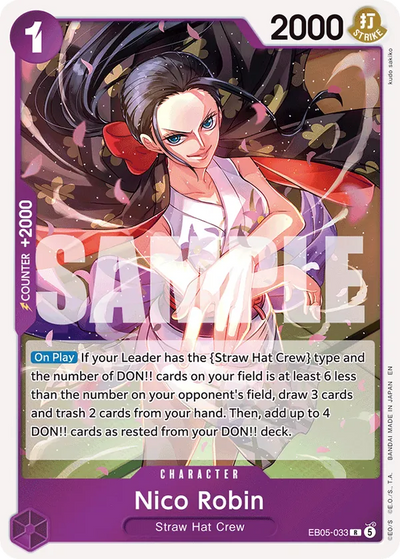 Nico Robin EB05-033 Heroines Edition Vol. 2 One Piece Karte