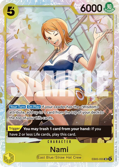 Nami EB05-055 Heroines Edition Vol. 2 One Piece Karte