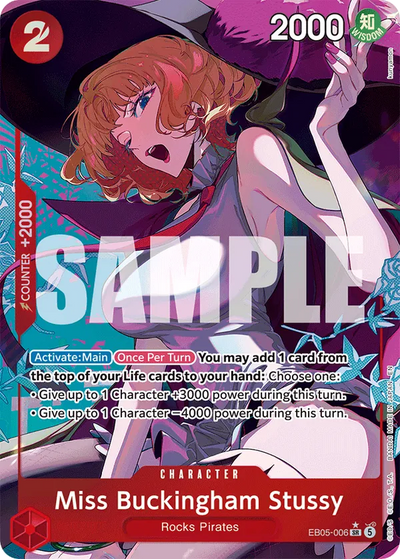 Miss Buckingham Stussy EB05-006 (Parallel 1) Heroines Edition Vol. 2 One Piece Karte