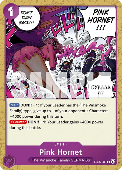 Pink Hornet EB05-039 Heroines Edition Vol. 2 One Piece Karte