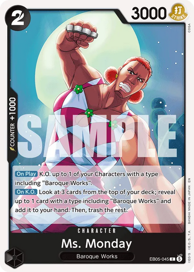 Ms. Monday EB05-045 Heroines Edition Vol. 2 One Piece Karte