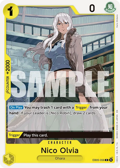 Nico Olvia EB05-056 Heroines Edition Vol. 2 One Piece Karte