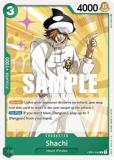 Shachi OP01-044 Romance Dawn One Piece Karte