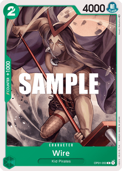 Wire OP01-053 Romance Dawn One Piece Karte