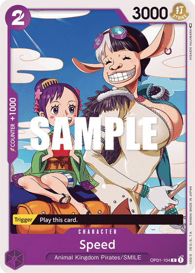 Speed OP01-104 Romance Dawn One Piece Karte